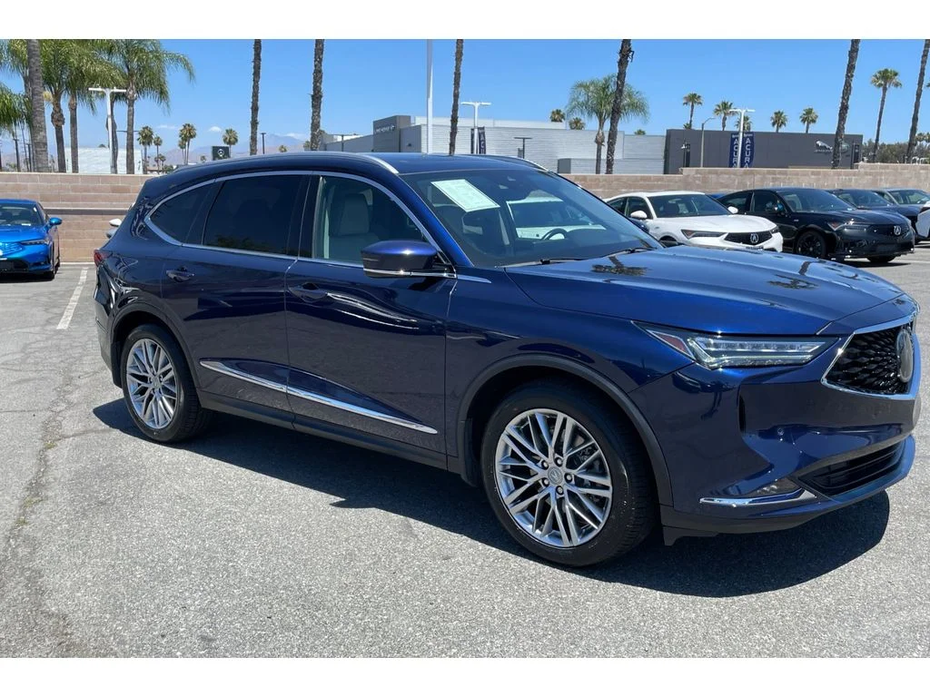 Used 2023 Fathom Blue Pearl Acura SH-AWD ADVANCE image 7