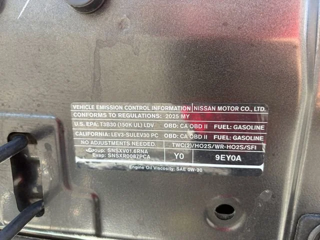 2025 Nissan Versa Sedan SV - Photo 10