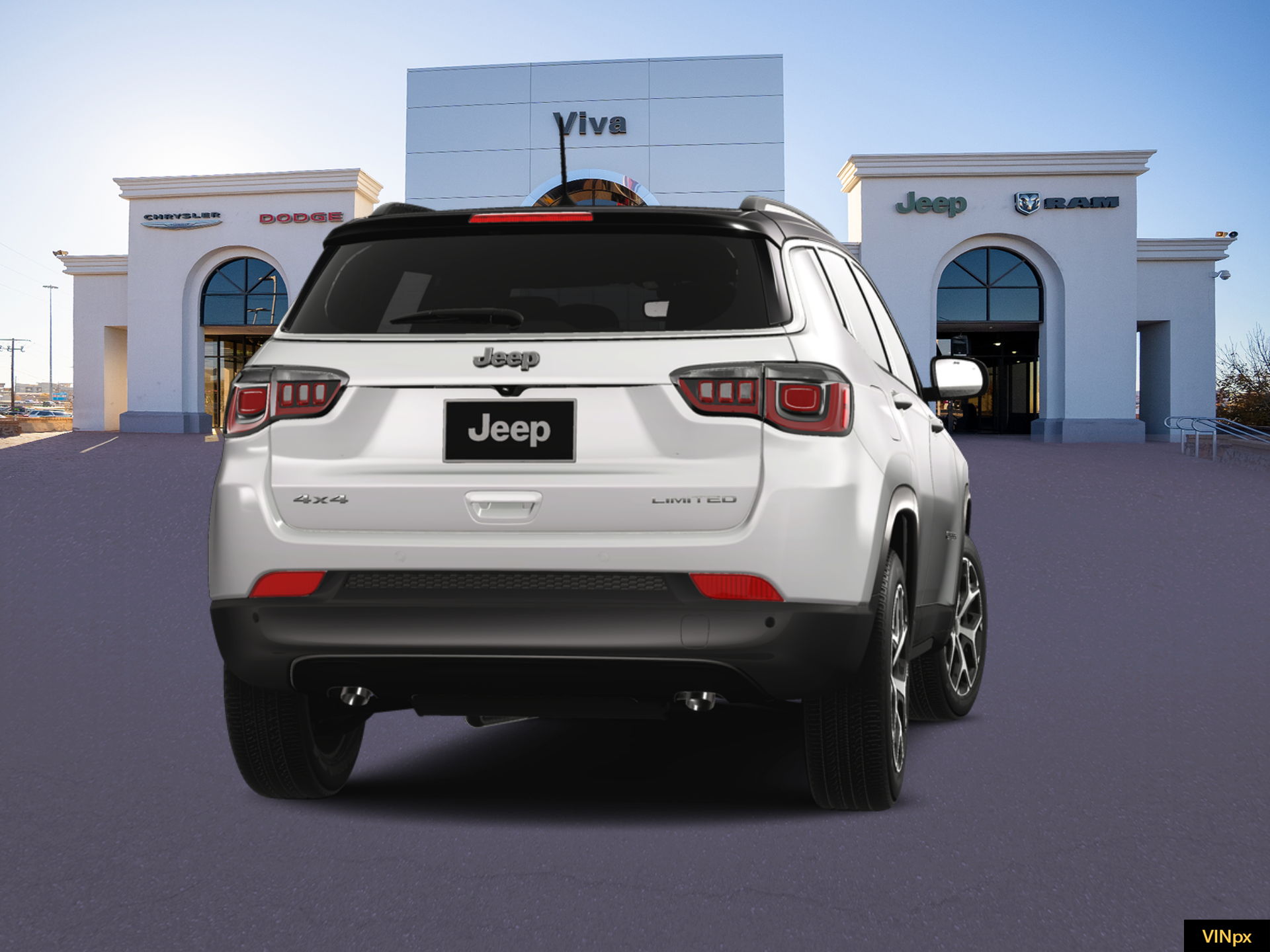 New 2026 Bright White Clear-Coat Exterior Paint Jeep Limited image 14
