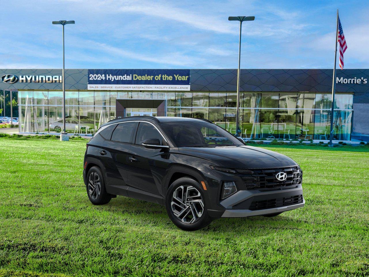 New 2026 Phantom Black Hyundai SEL Plus AWD image 2