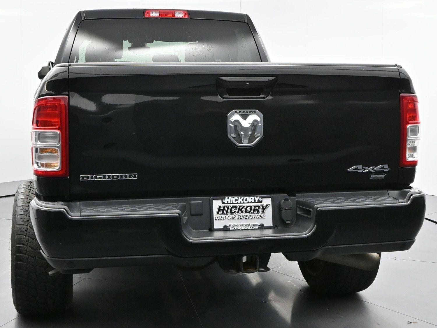 Used 2022 Diamond Black Crystal Pearlcoat Ram Big Horn image 6
