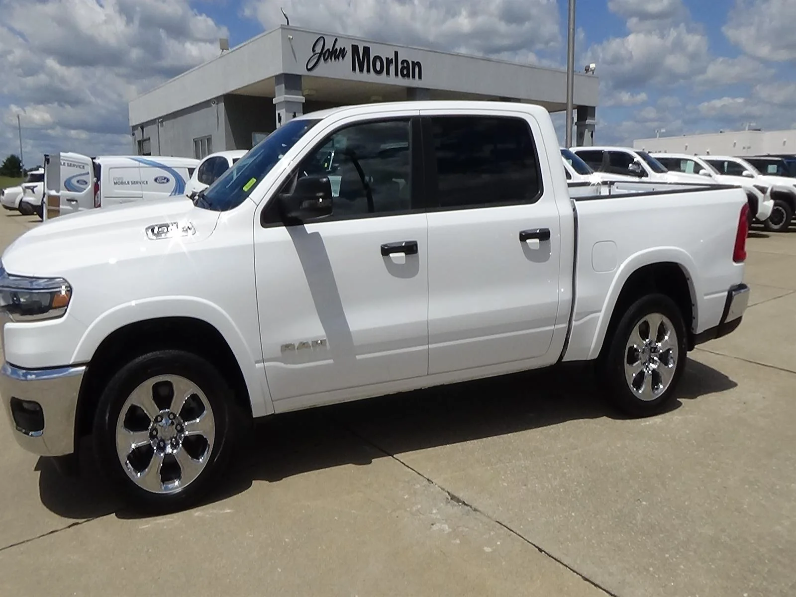 Certified Used 2025 Bright White Clear Coat (pw7) RAM Big Horn image 1