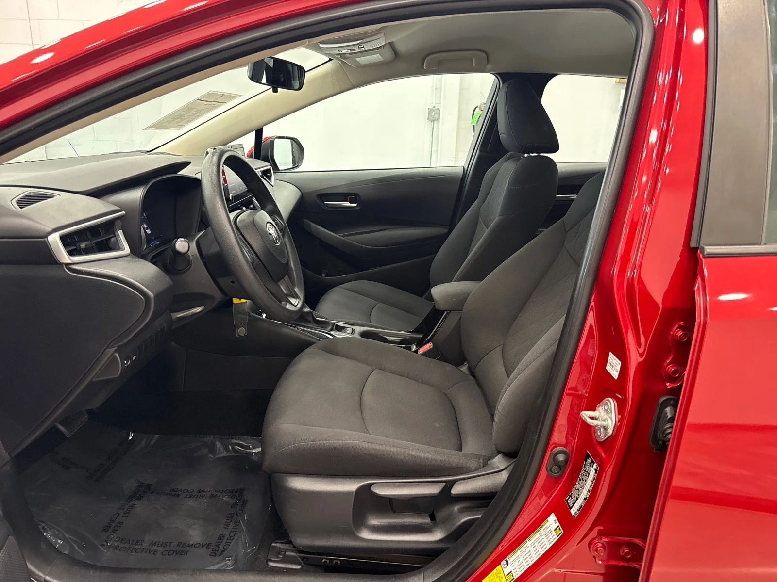 Used 2021 Barcelona Red Metallic Toyota LE image 10