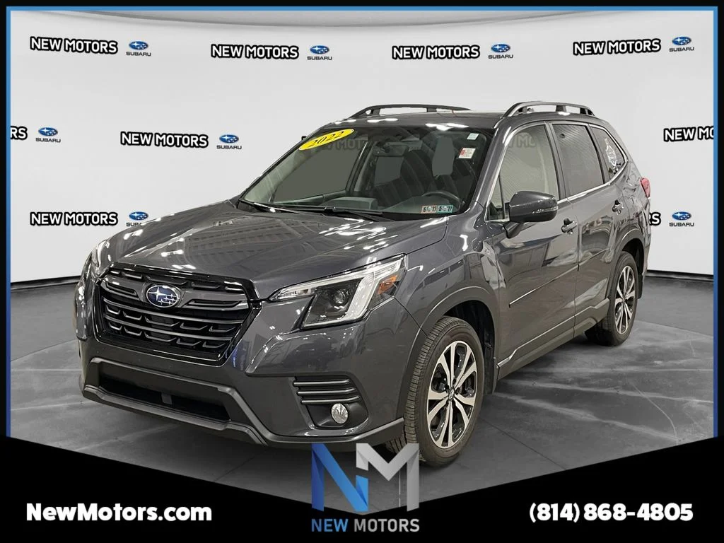 Used 2022 Magnetite Gray Metallic Subaru Limited image 1
