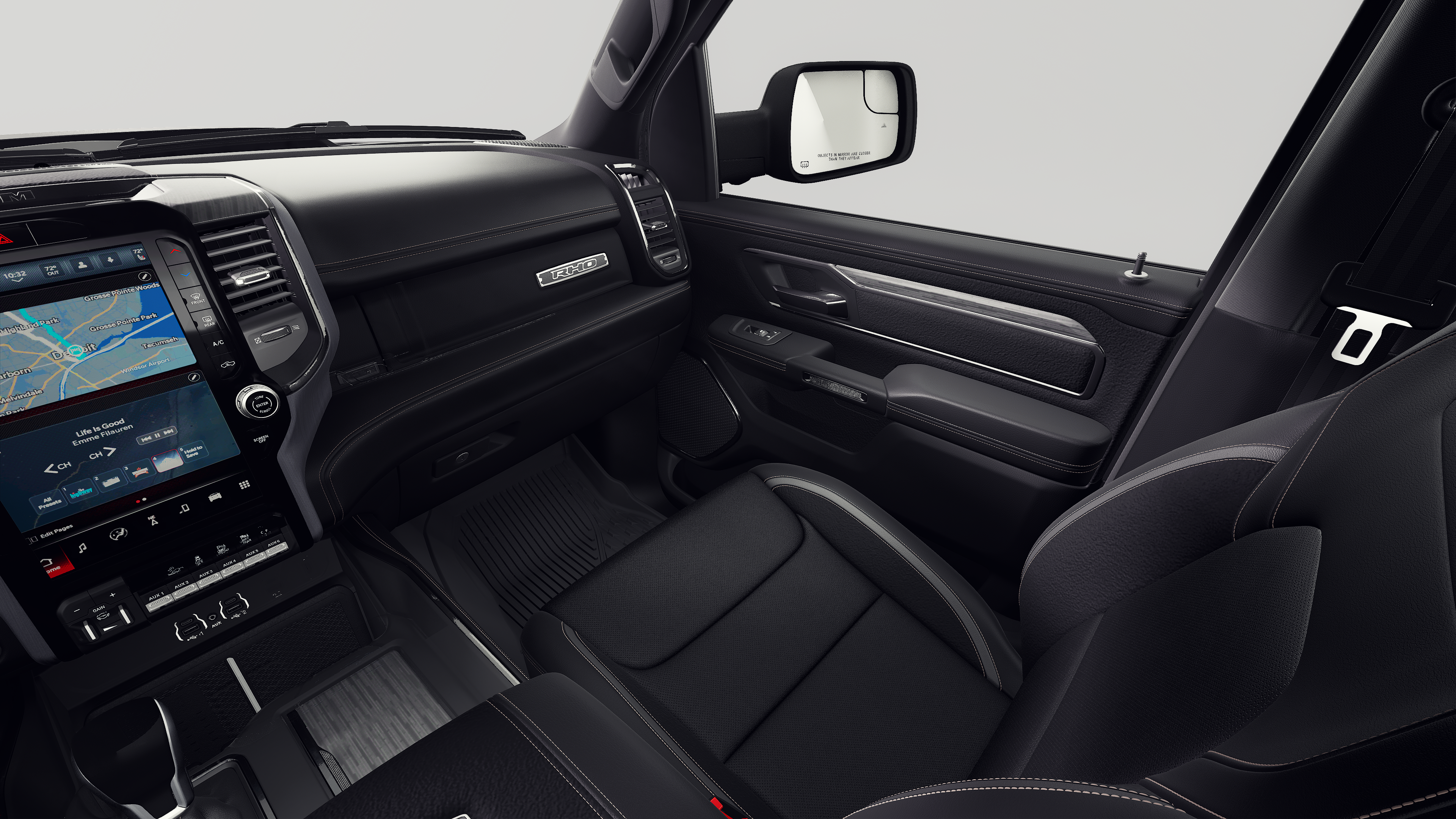 New 2027 Diamond Black Crystal Pearl-Coat Exterior Paint RAM RHO image 19