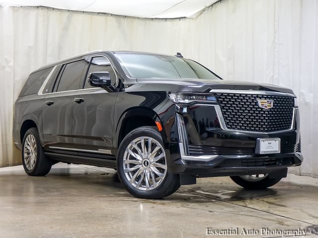 Used 2021 Black Cadillac Premium Luxury image 2