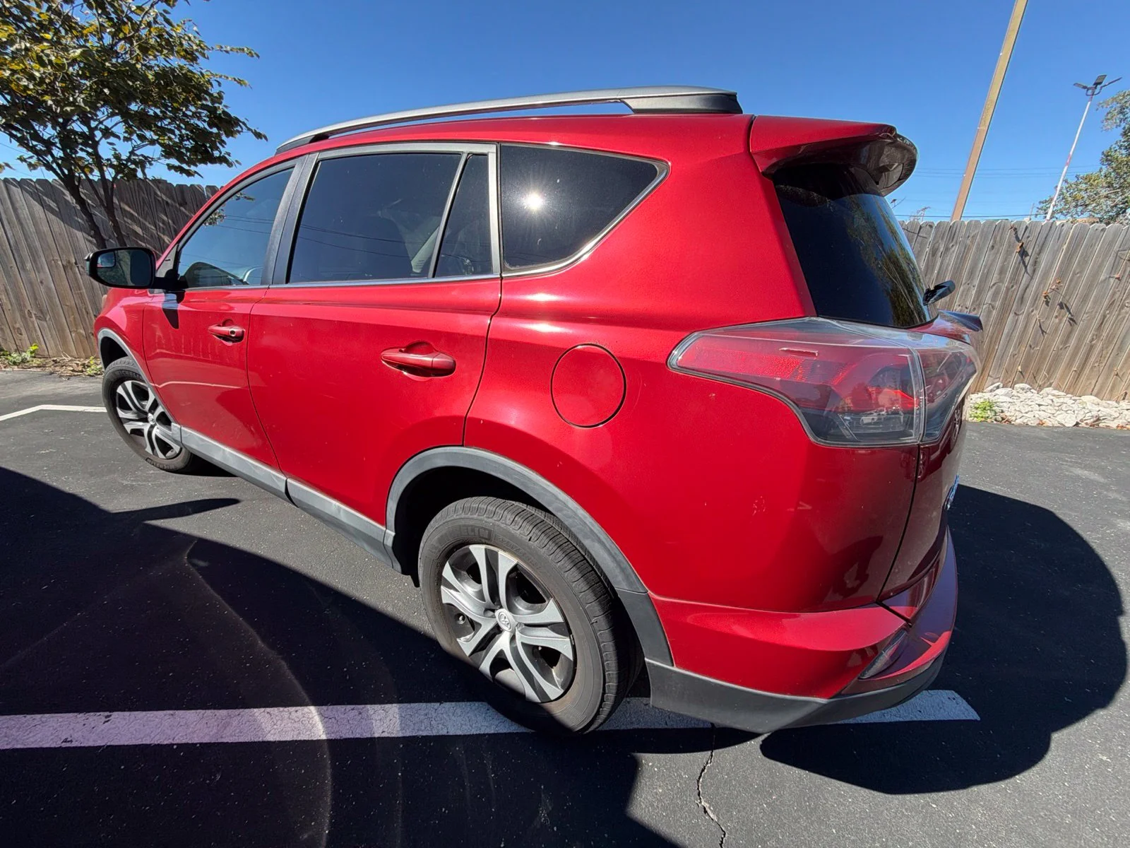 Used 2017 Red Toyota LE image 3