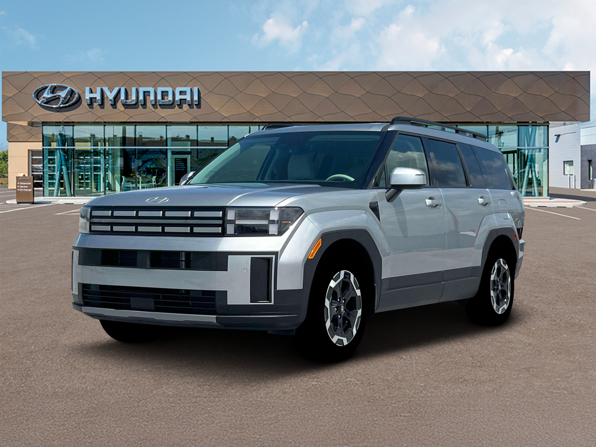 New 2026 Shimmering Silver Hyundai SEL FWD image 1