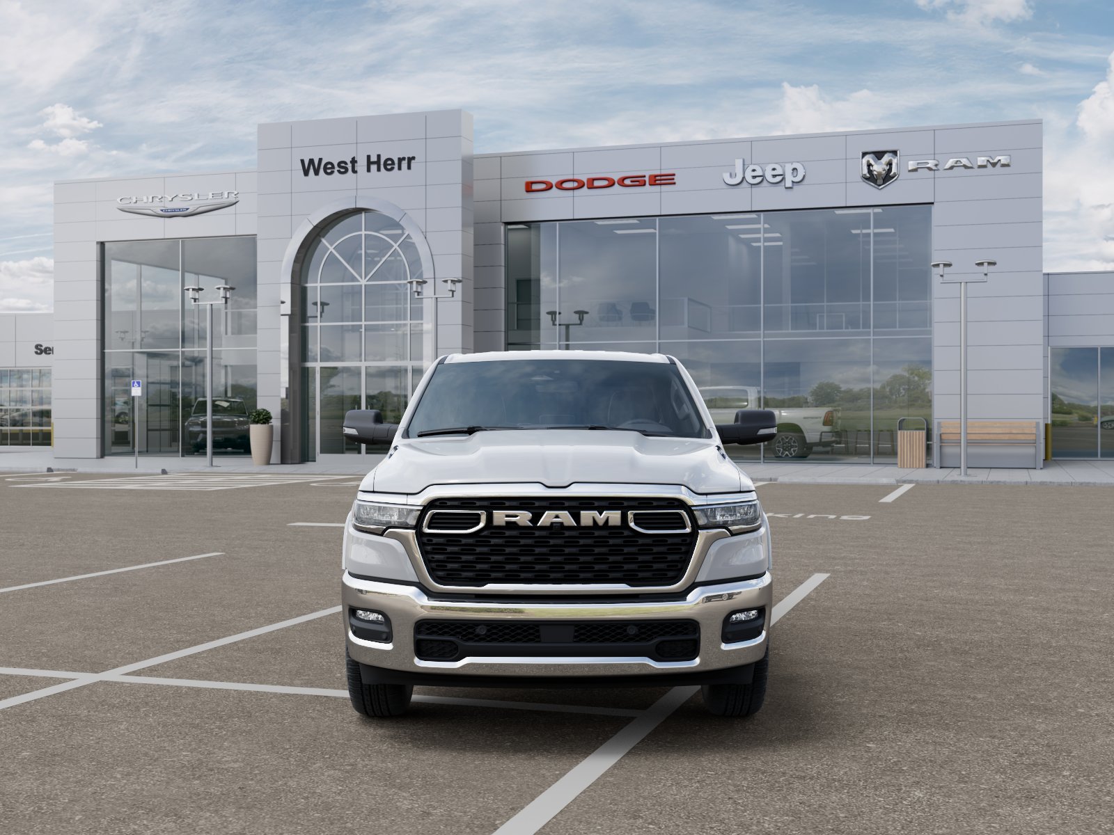 New 2026 Bright White Clearcoat RAM RAM 1500 BIG HORN CREW CAB 4X4 image 32