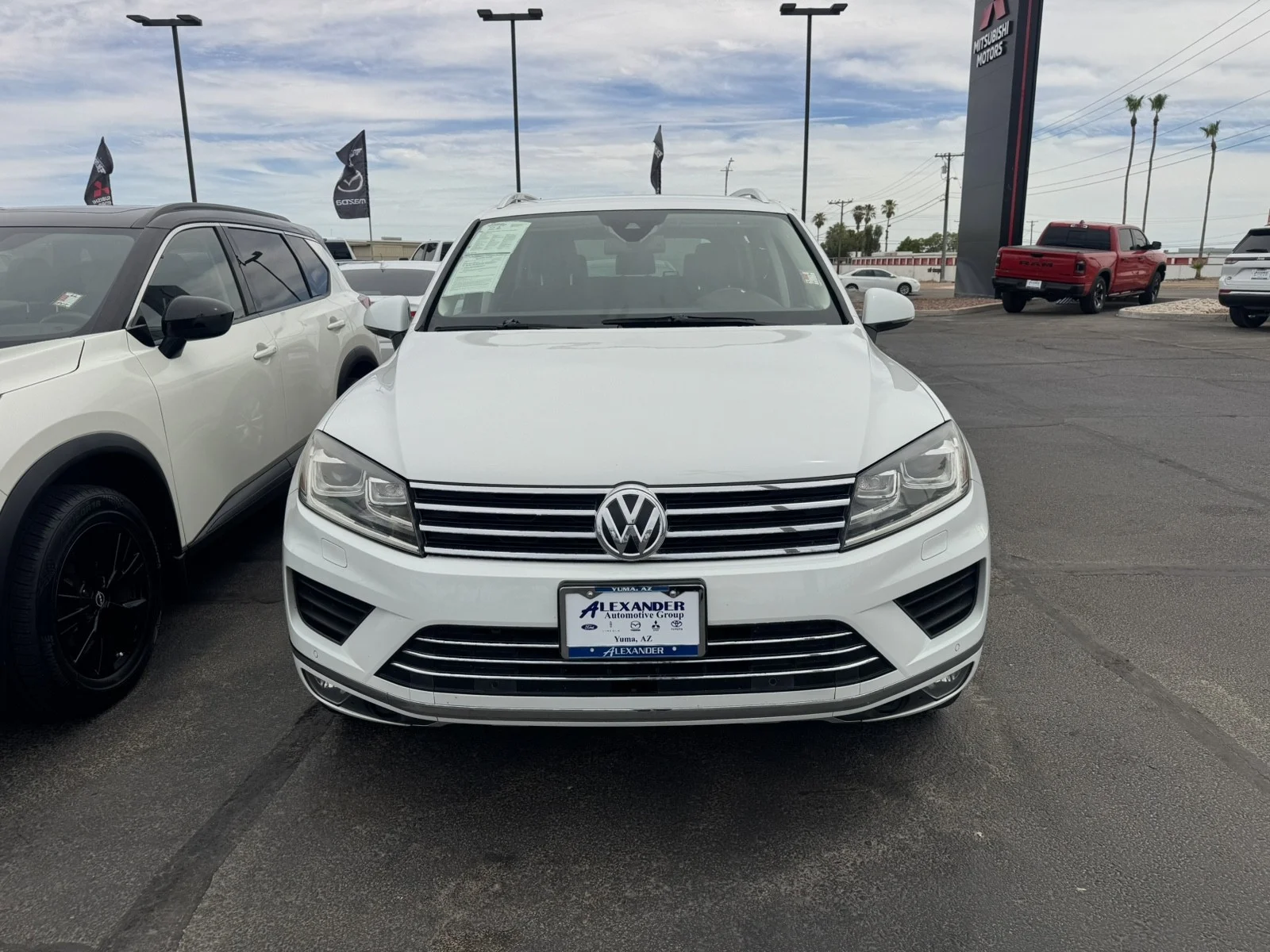Used 2016 Volkswagen Touareg Sport with VIN WVGEF9BP4GD012024 for sale in Yuma, AZ