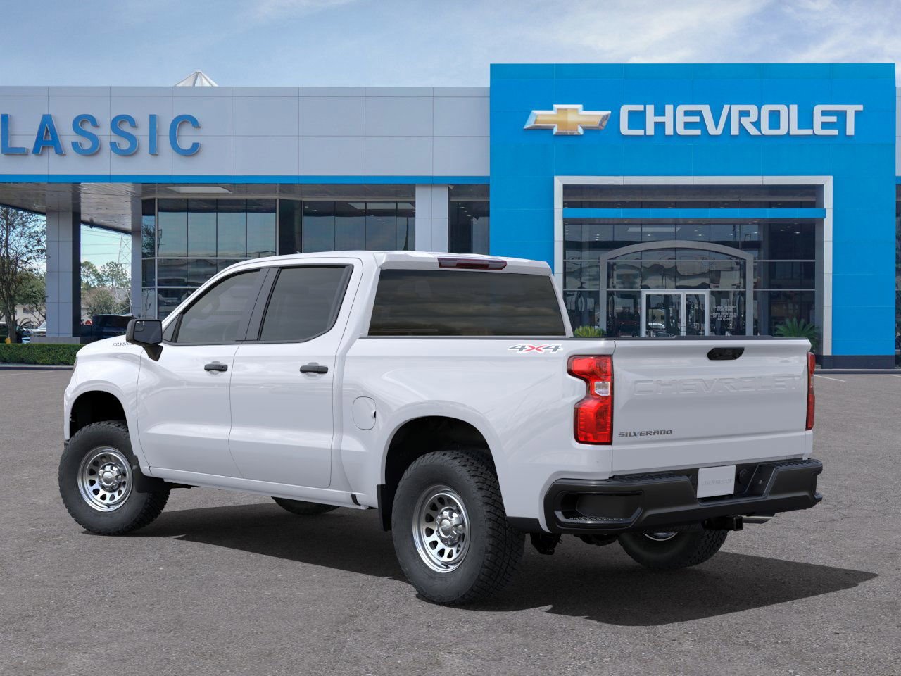 2025 Chevrolet Silverado 1500 WT White at Classic Elite Chevrolet Hwy 6