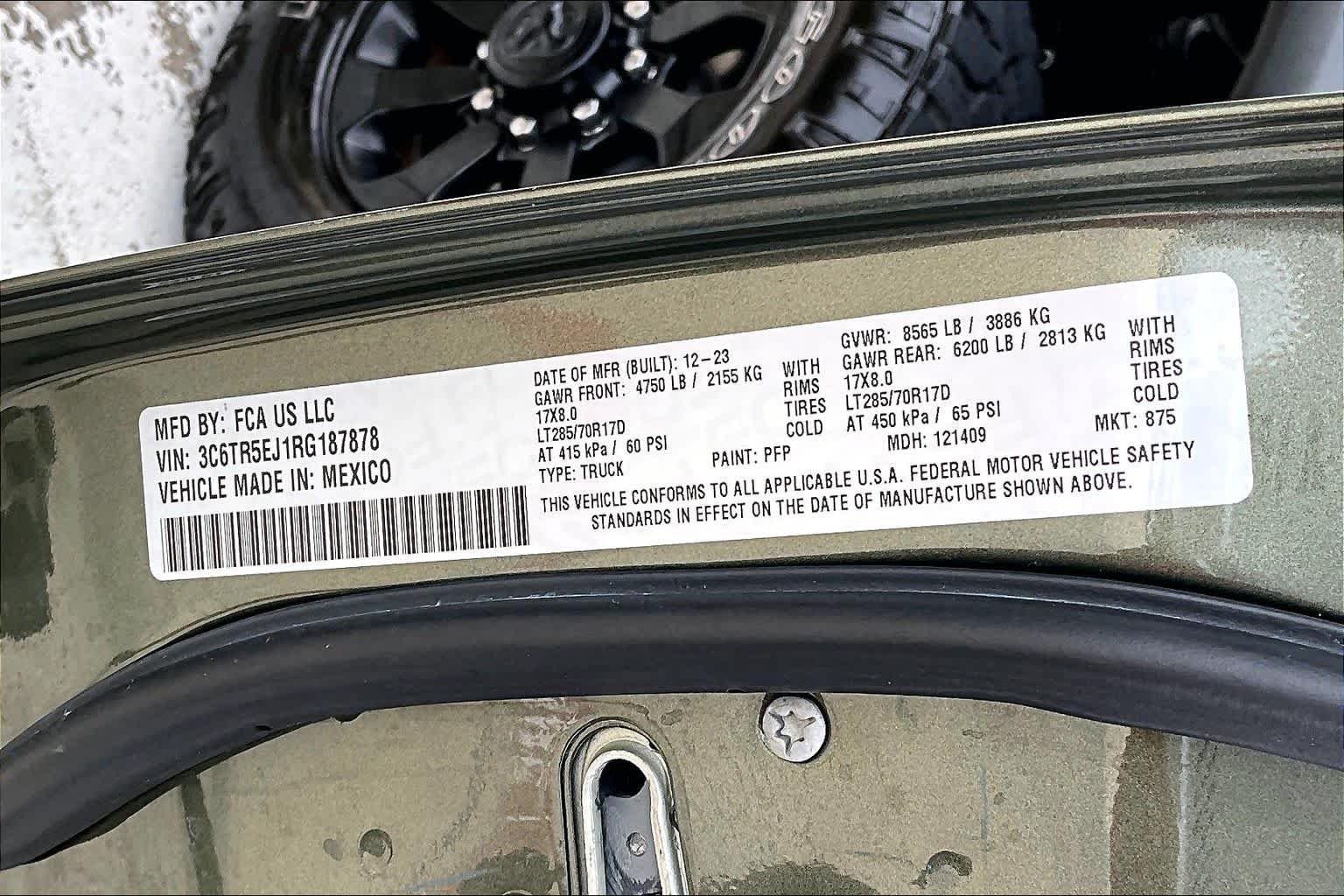 Used 2024 Olive Green Pearlcoat Ram Power Wagon image 34