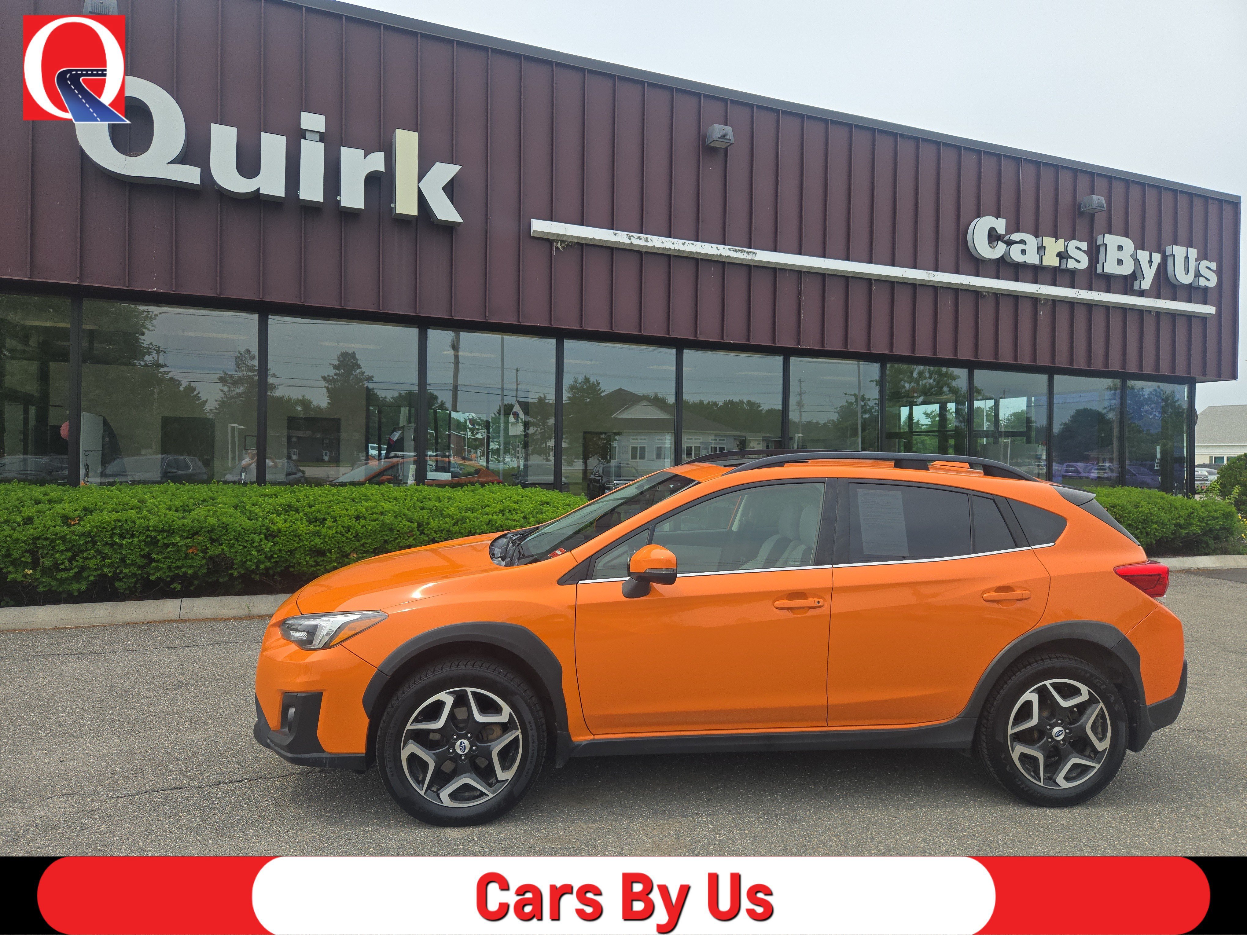 Used 2018 Sunshine Orange Subaru Limited image 1
