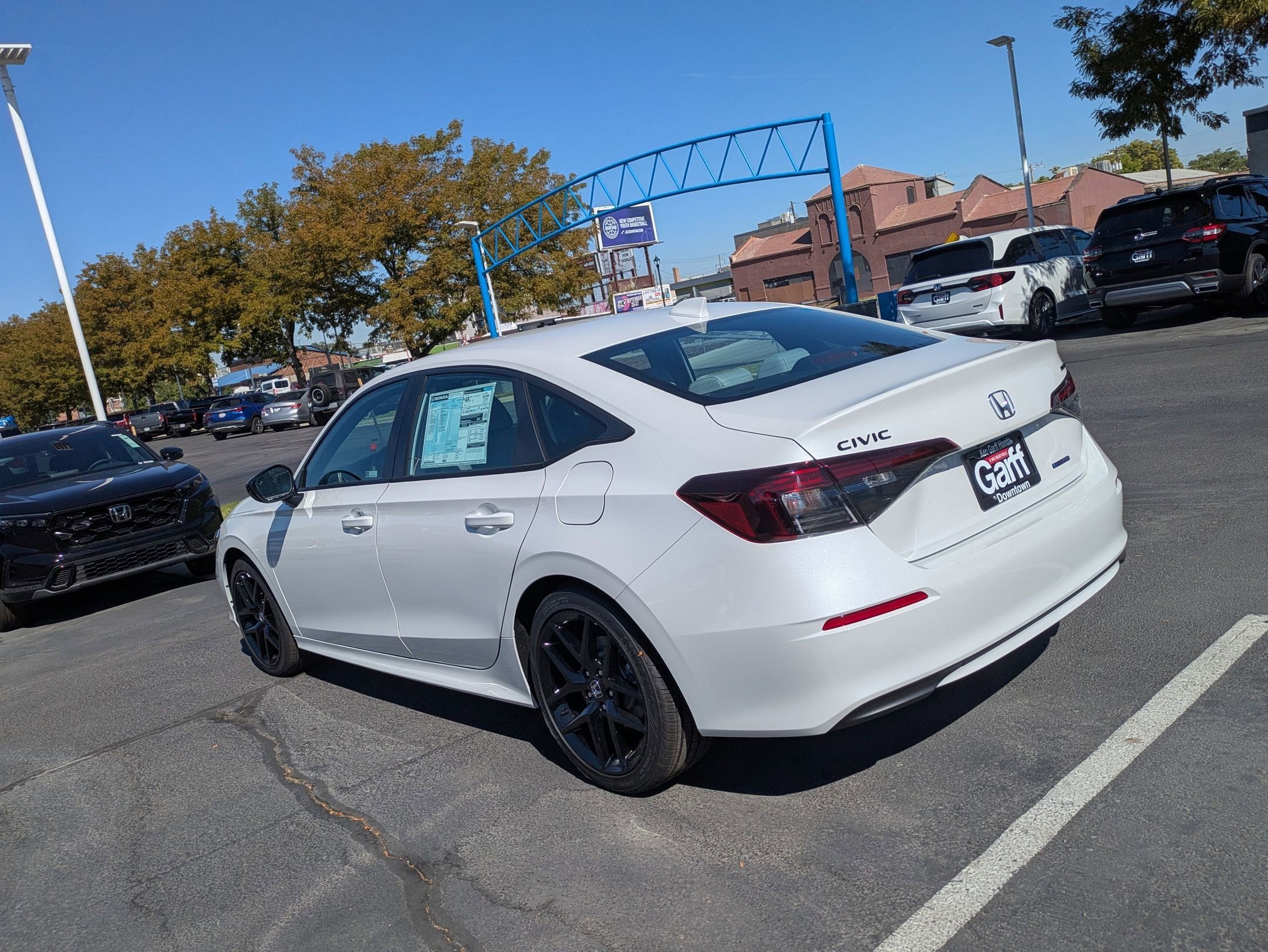 New 2026 Platinum White Pearl Honda Sport image 5