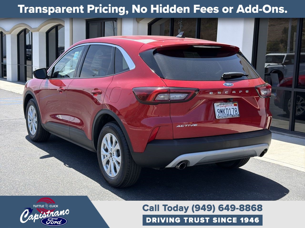 Used 2023 Rapid Red Metallic Tinted Clearcoat Ford Active image 15
