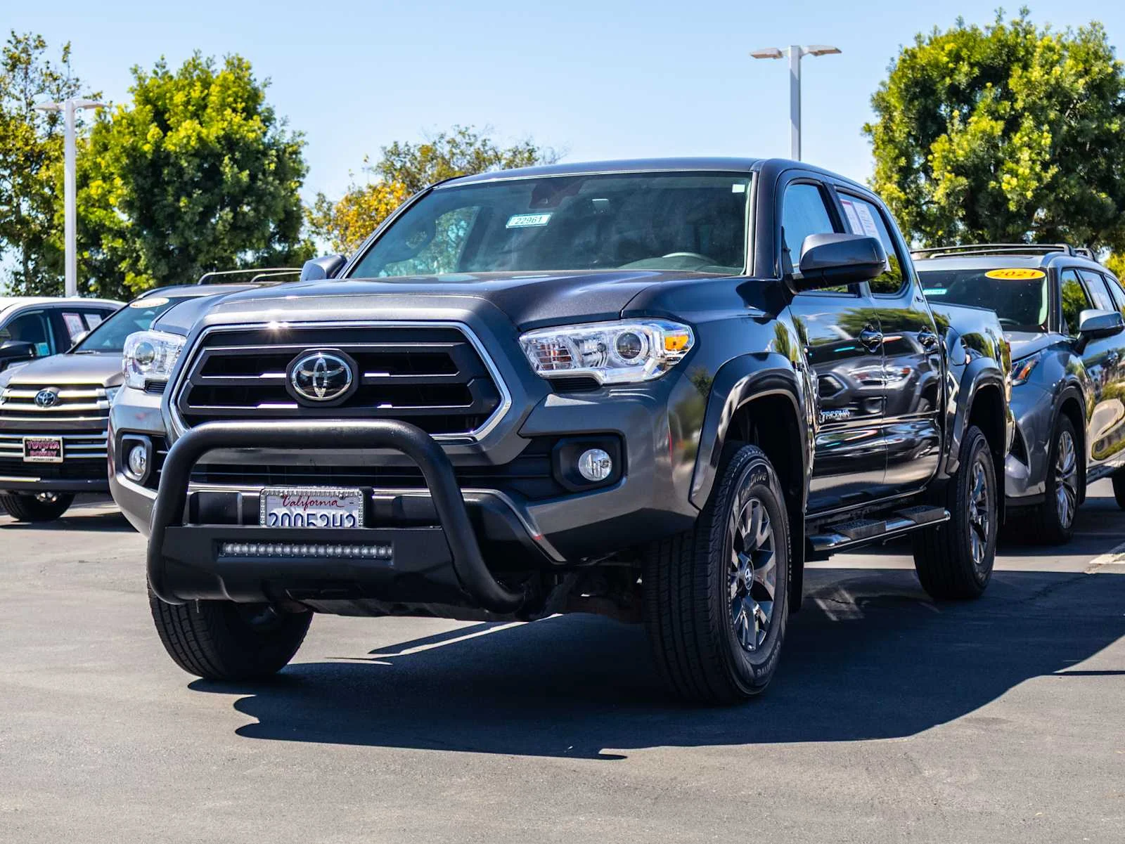 Certified Used 2021 Magnetic Gray Metallic Toyota SR5 image 3