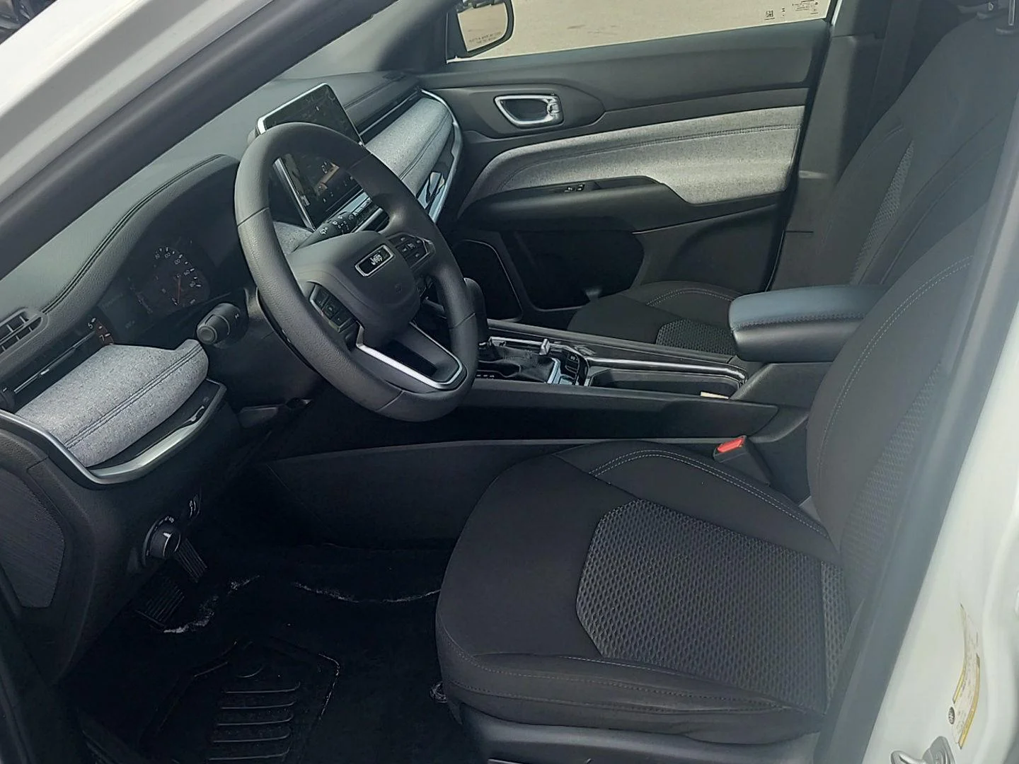 Used 2025 Bright White Clearcoat Jeep Sport image 3