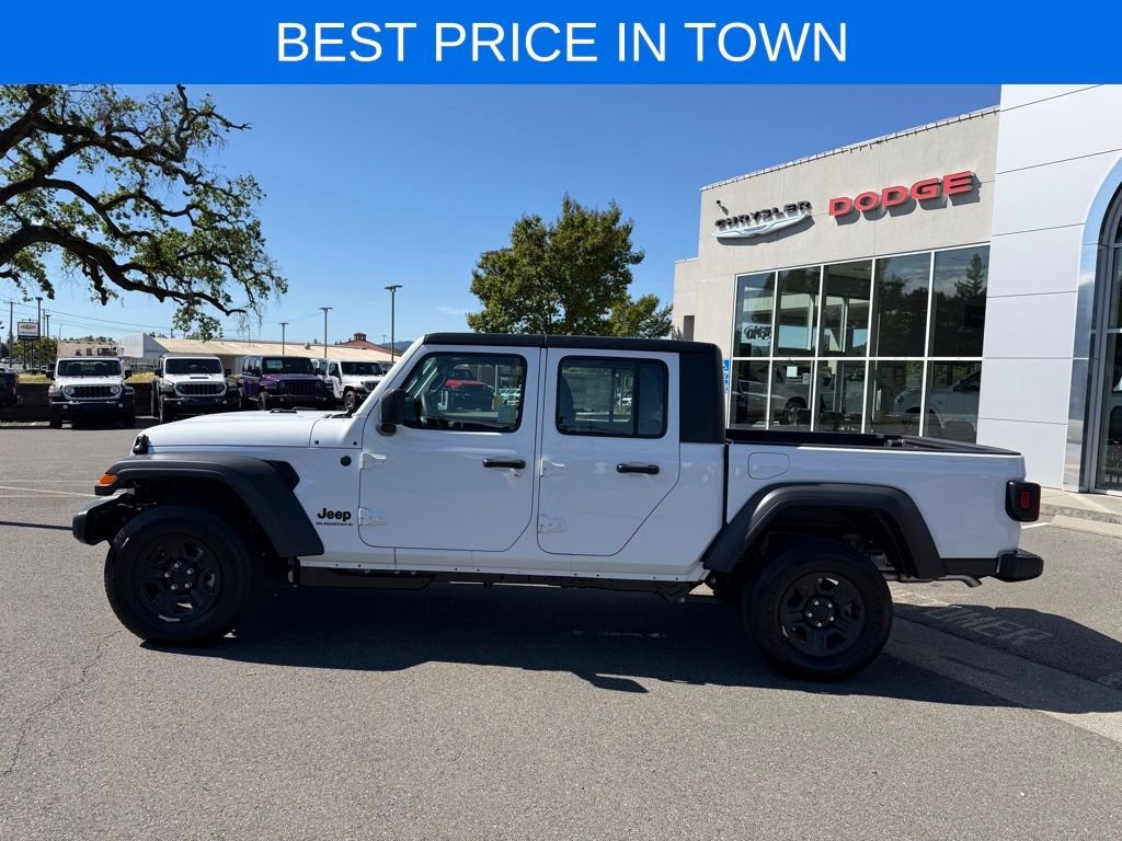 New 2026 Bright White Clear-Coat Exterior Paint Jeep Sport image 2