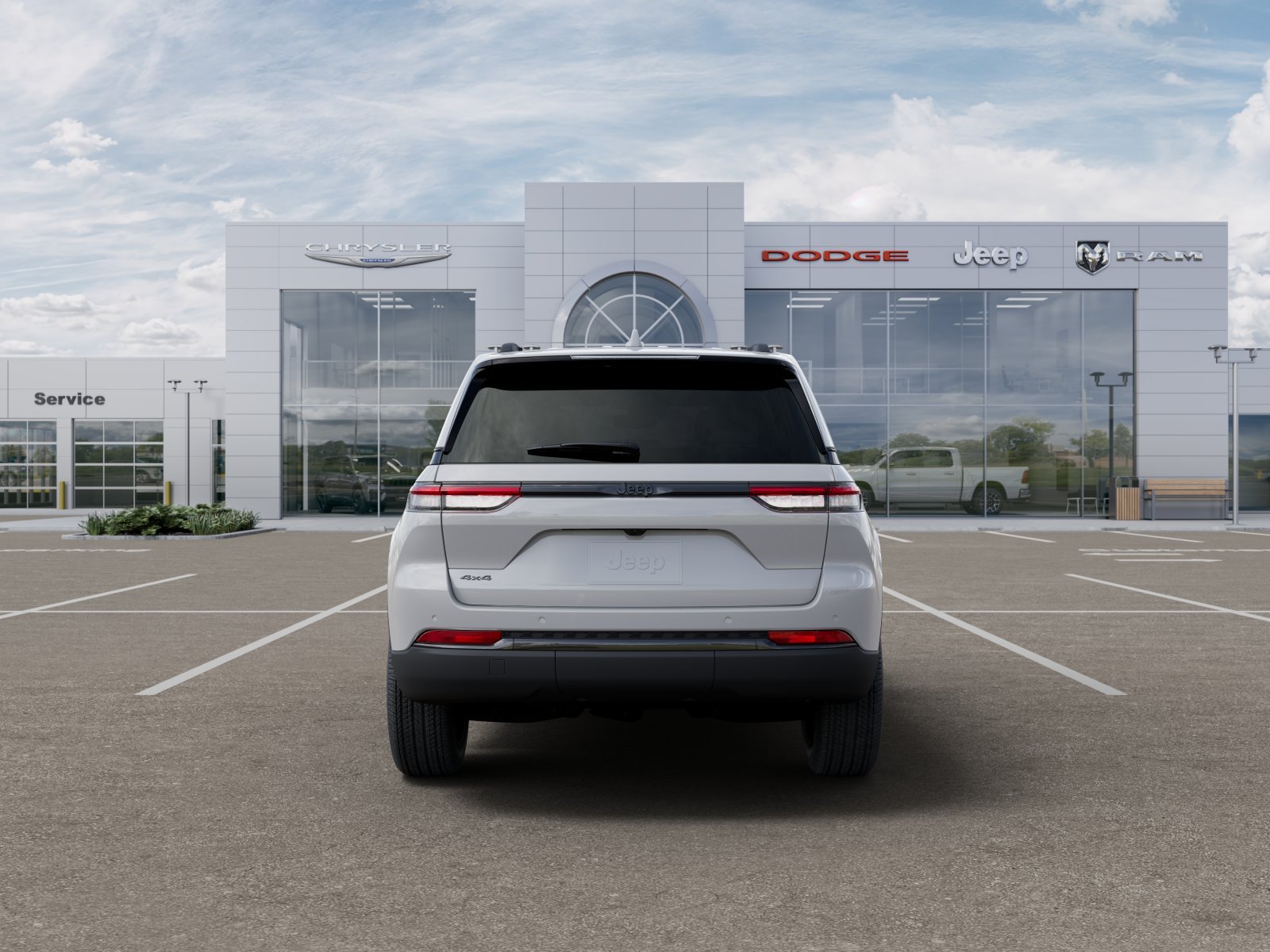 New 2025 Bright White Clear-Coat Exterior Paint Jeep Altitude image 33
