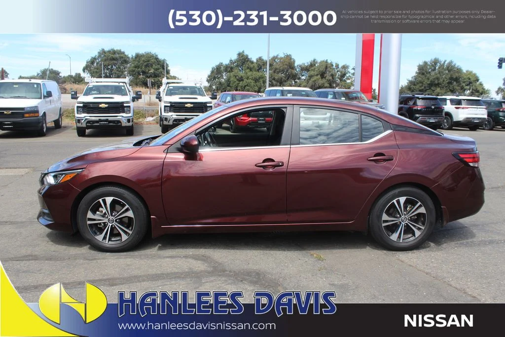 Used 2022 Nissan Sentra SV with VIN 3N1AB8CV4NY293129 for sale in Davis, CA