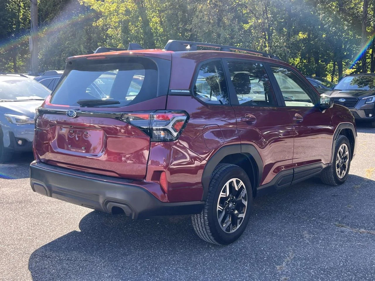 Used 2025 Crimson Red Pearl Subaru Base image 4
