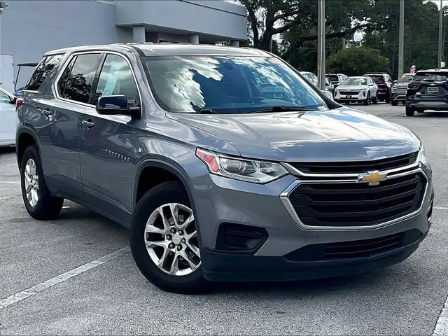 Used 2018 Chevrolet Traverse LS with VIN 1GNERFKW4JJ191151 for sale in Orange Park, FL