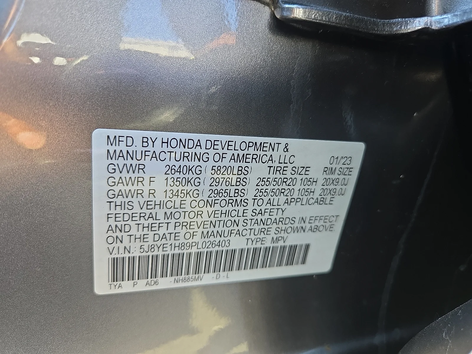 Used 2023 Liquid Carbon Metallic - GR Acura Advance Package image 31