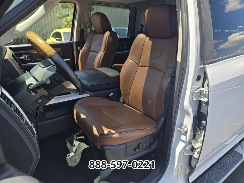 Used 2016 Bright White Clearcoat RAM LARAMIE LONGHORN image 11