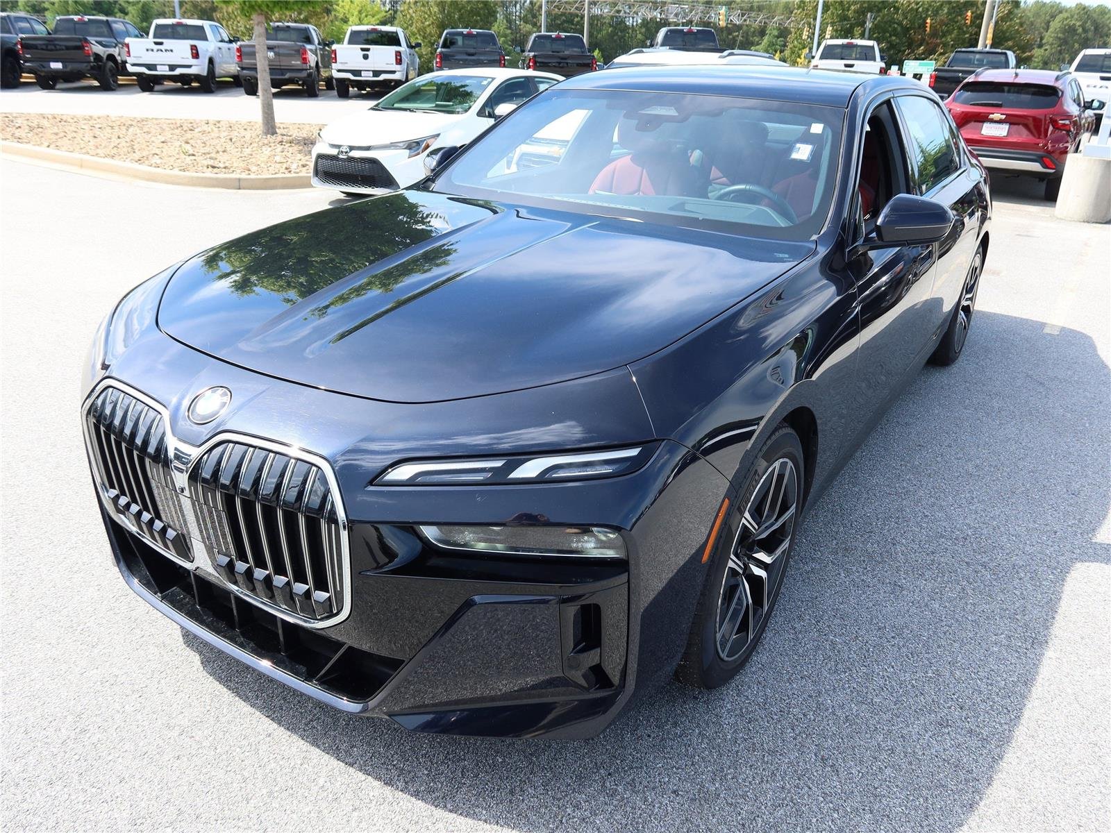 Used 2025 Carbon Black Metallic BMW 740i xDrive image 3