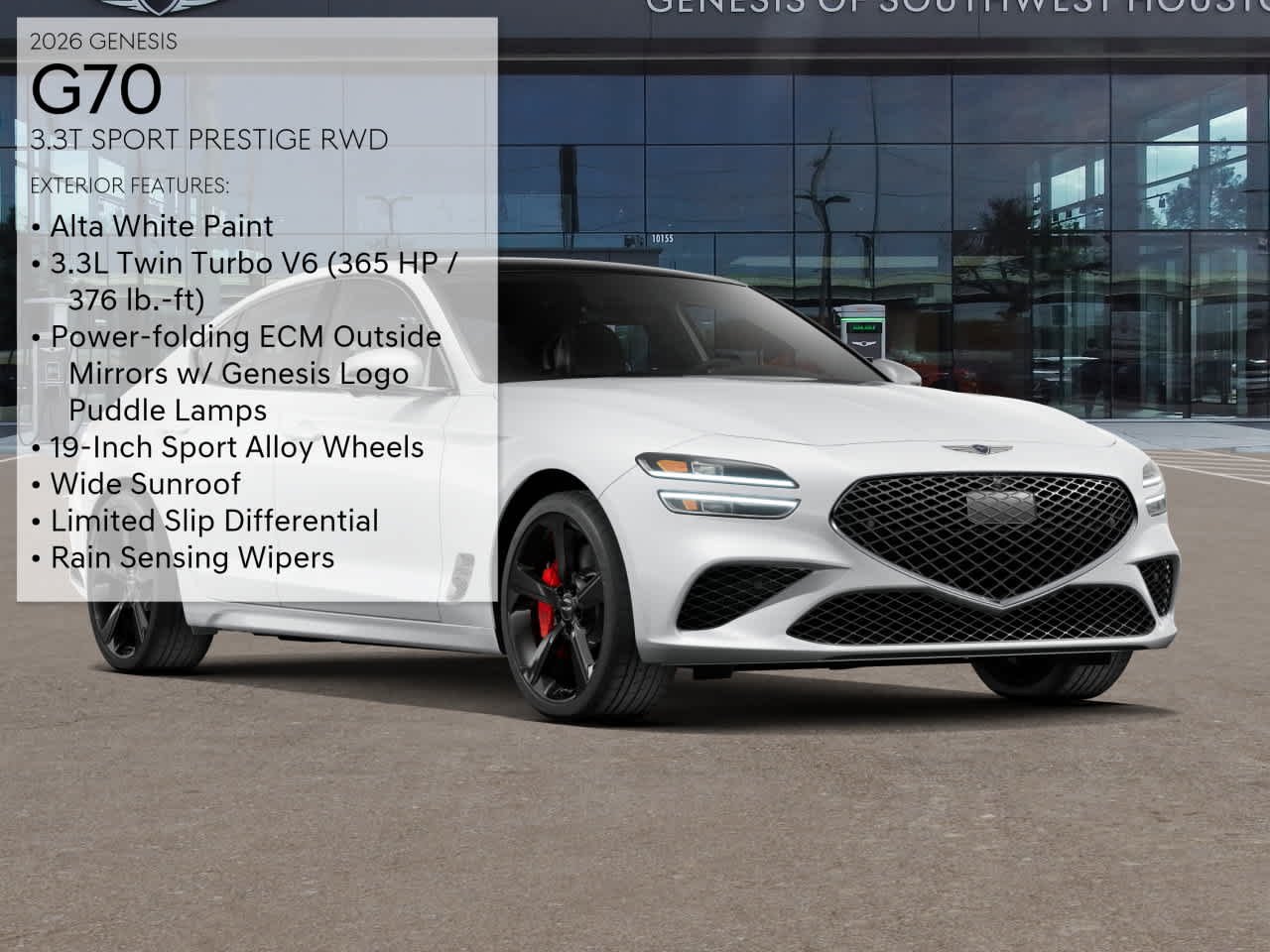 Used 2026 Alta White Genesis 3.3T Sport Prestige image 5