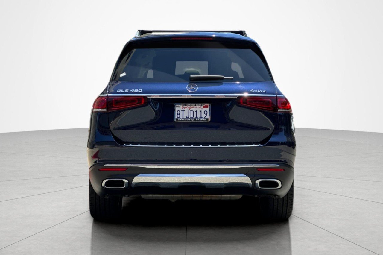 Used 2020 Lunar Blue Metallic Mercedes-Benz GLS 450 image 4