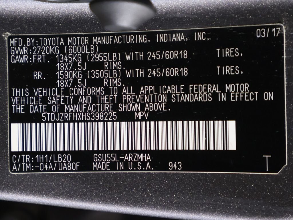 2017 Toyota Highlander XLE - Photo 45