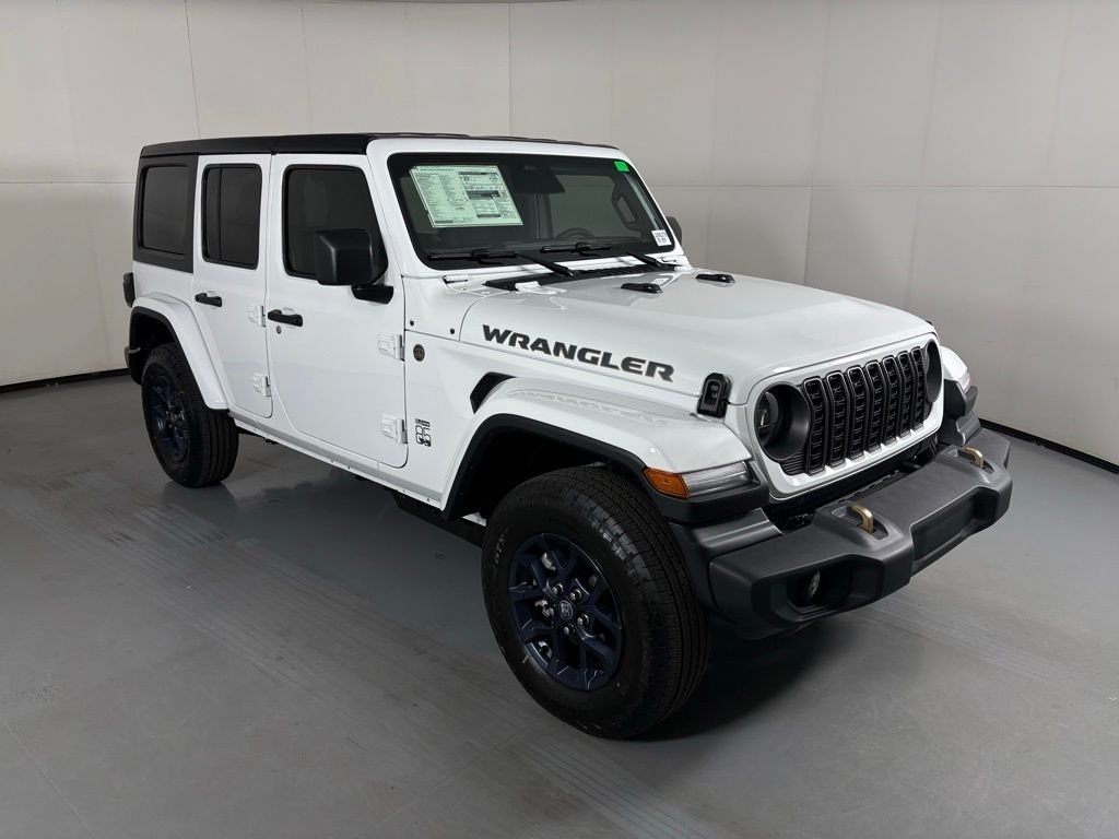 New 2026 Bright White Clear-Coat Exterior Paint Jeep Sport image 2