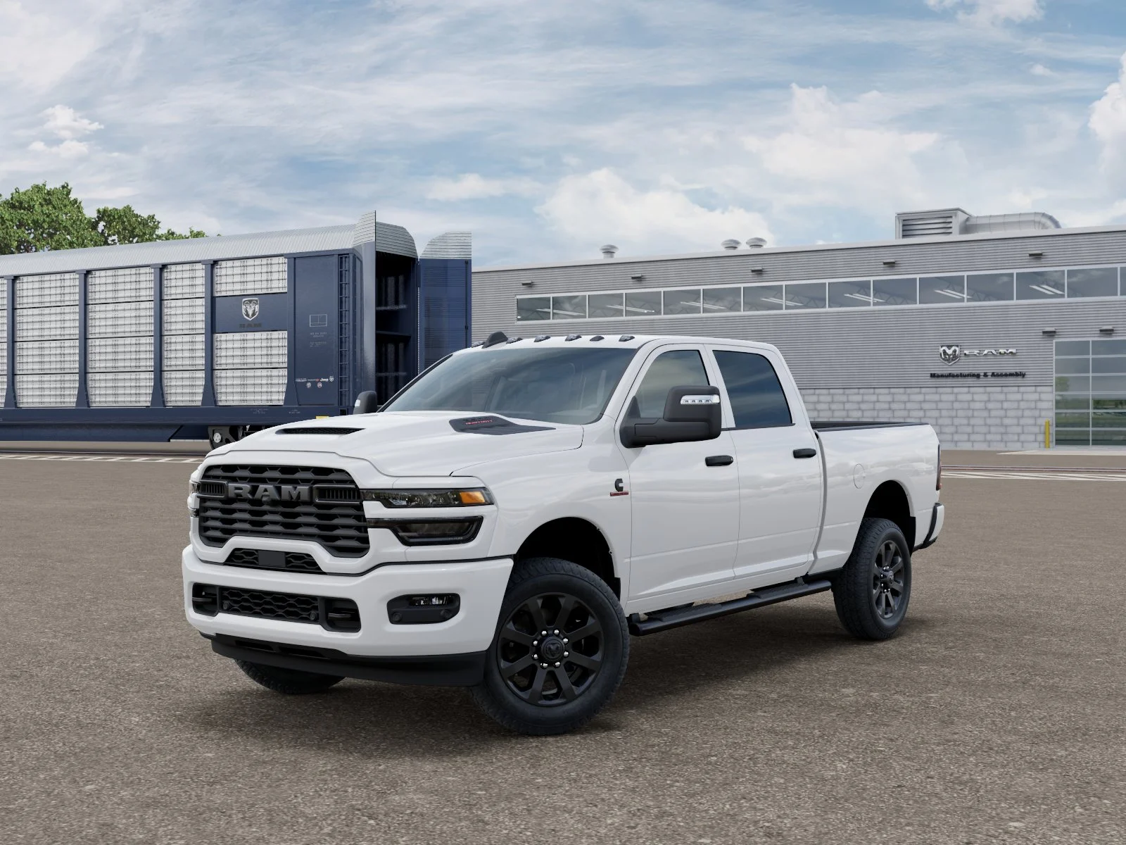 New 2027 Bright White Clearcoat RAM Black Express image 30