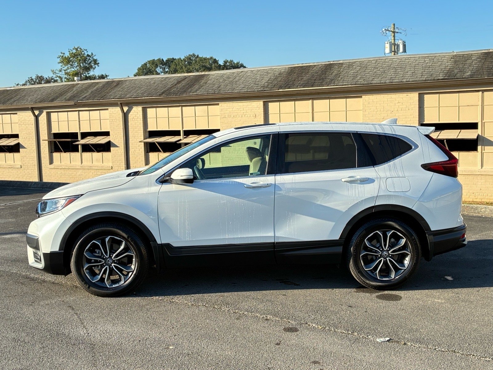 Used 2022 Platinum White Pearl Honda EX-L image 3