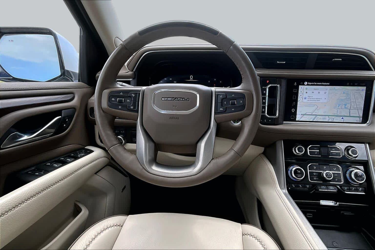 Used 2023 White Frost Tricoat GMC Denali image 6