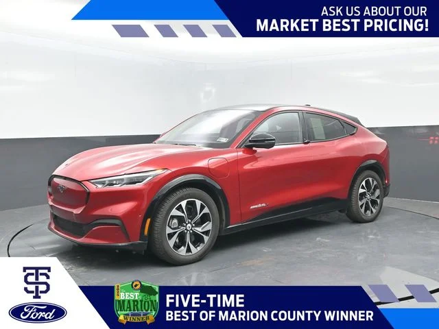 Certified Used 2021 Rapid Red Metallic Tinted Clearcoat Ford Premium image 1