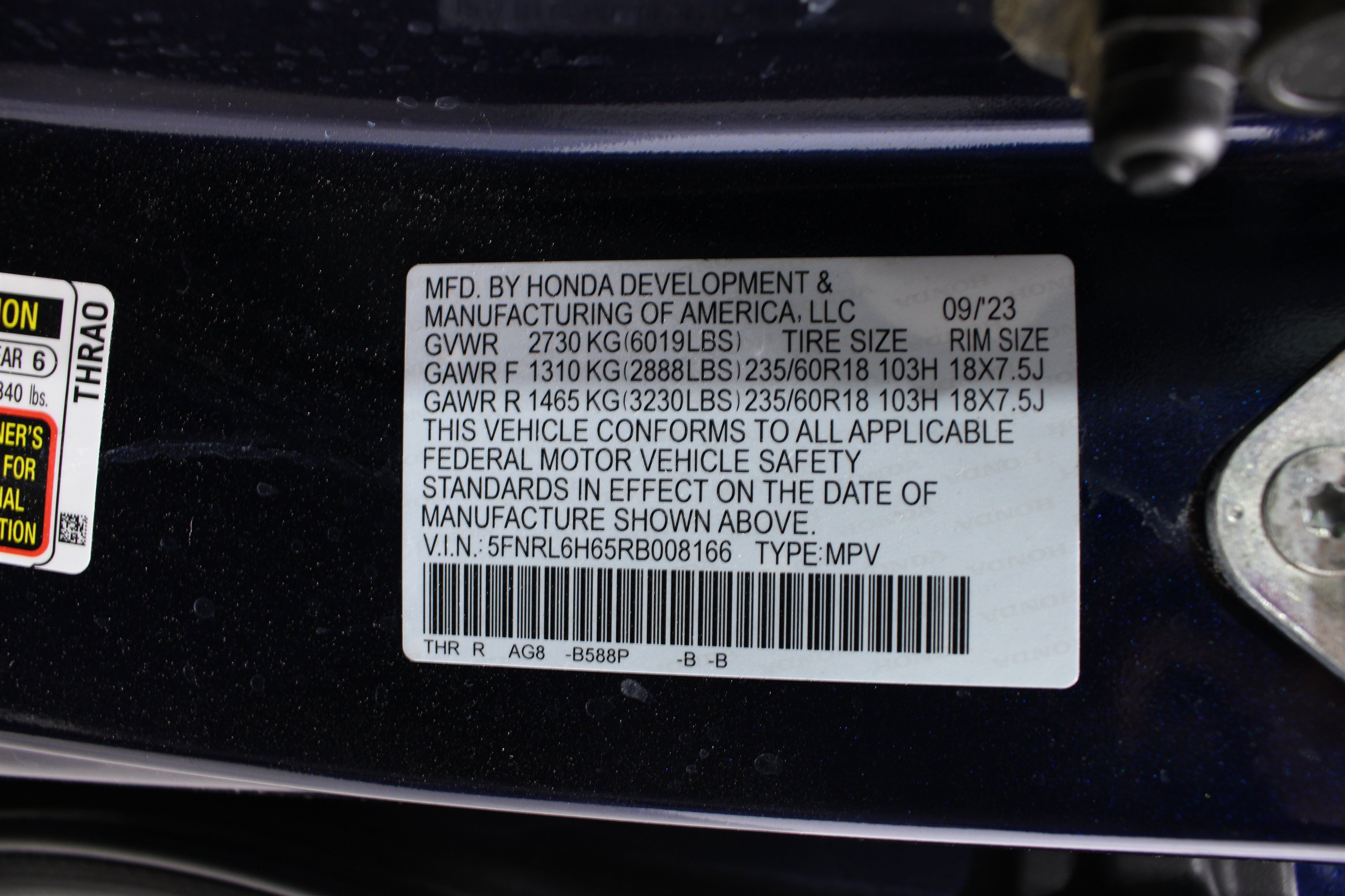 Used 2024 Blue Honda EX-L image 39