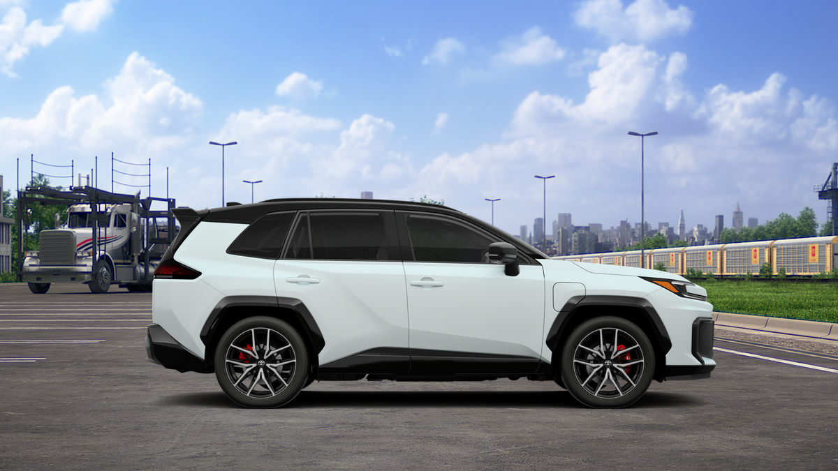 New 2026 Wind Chill Pearl with Midnight Black Metallic roof Toyota GR SPORT image 12