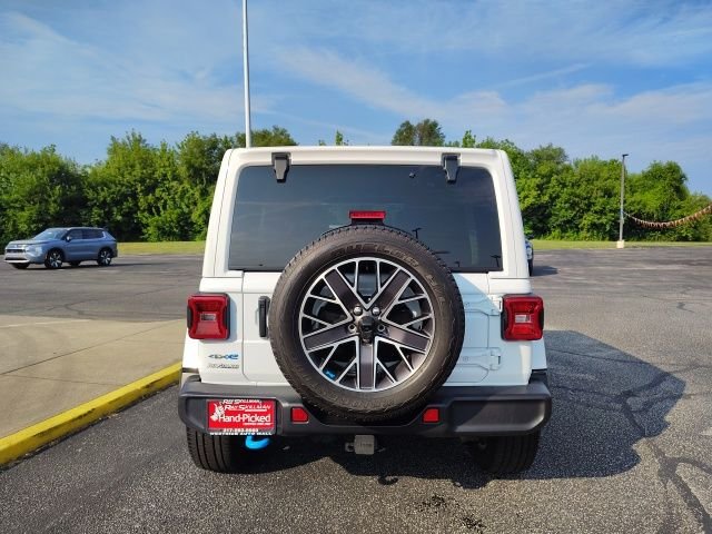 Used 2023 White Jeep Sahara 4xe image 6