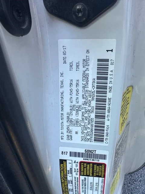 Used 2017 Super White Toyota SR image 7