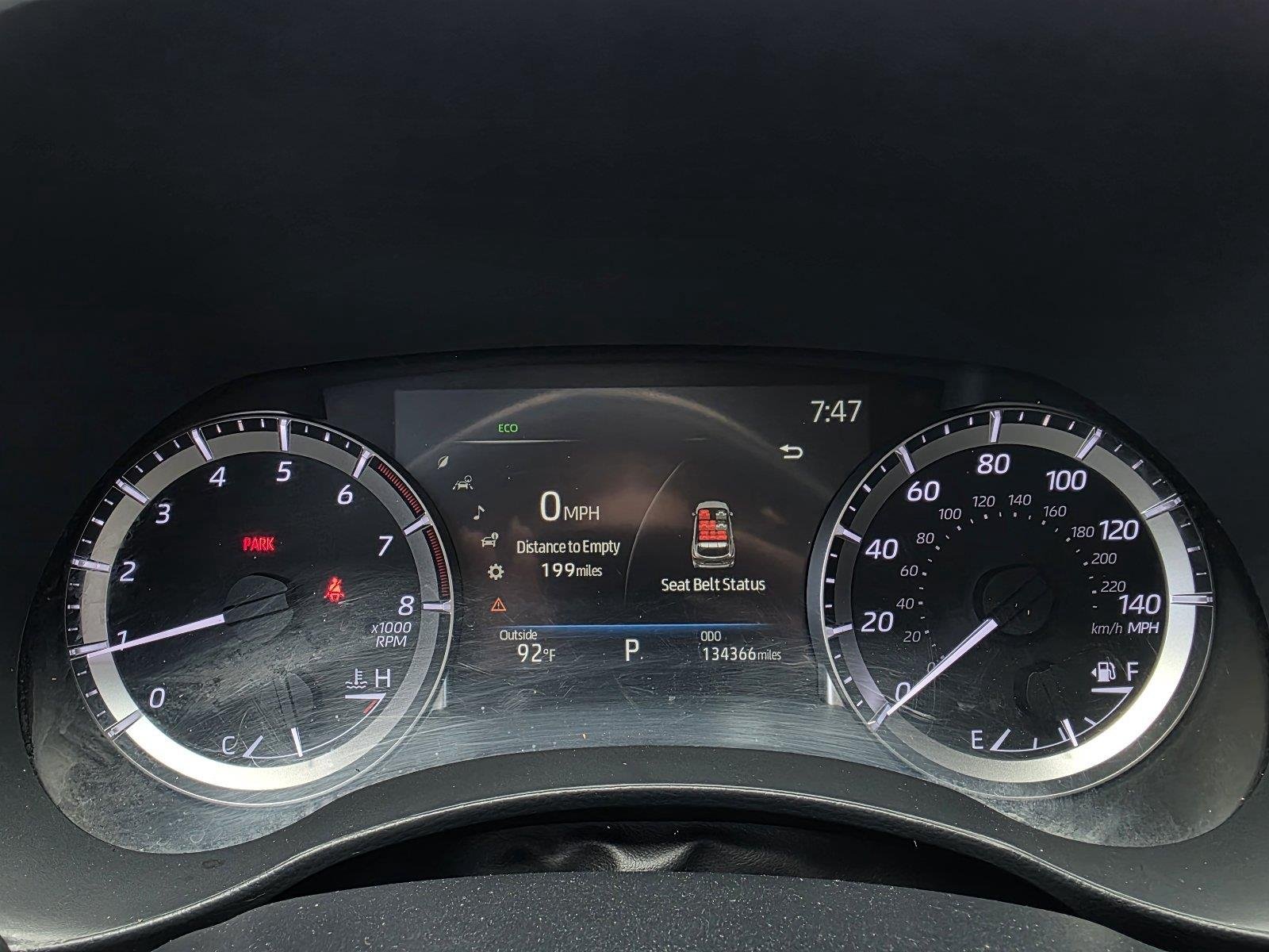 Used 2023 Midnight Black Metallic Toyota LE image 12