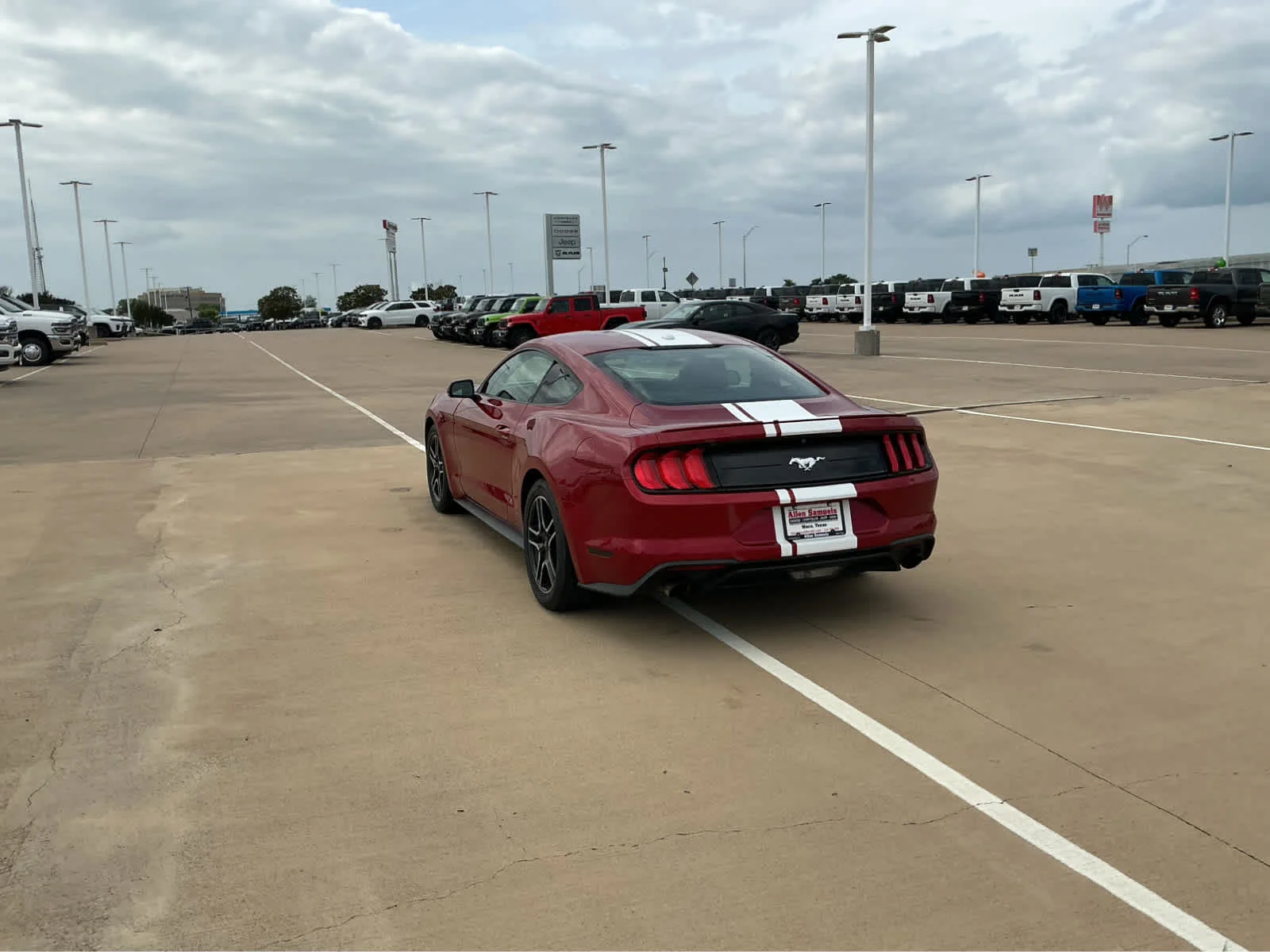 Used 2020 Rapid Red Metallic Tinted Clearcoat Ford EcoBoost Premium image 8