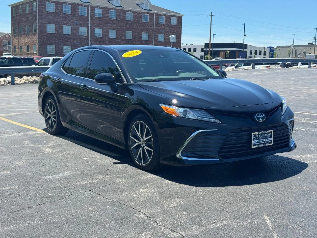 Used 2024 Midnight Black Metallic Toyota XLE image 2