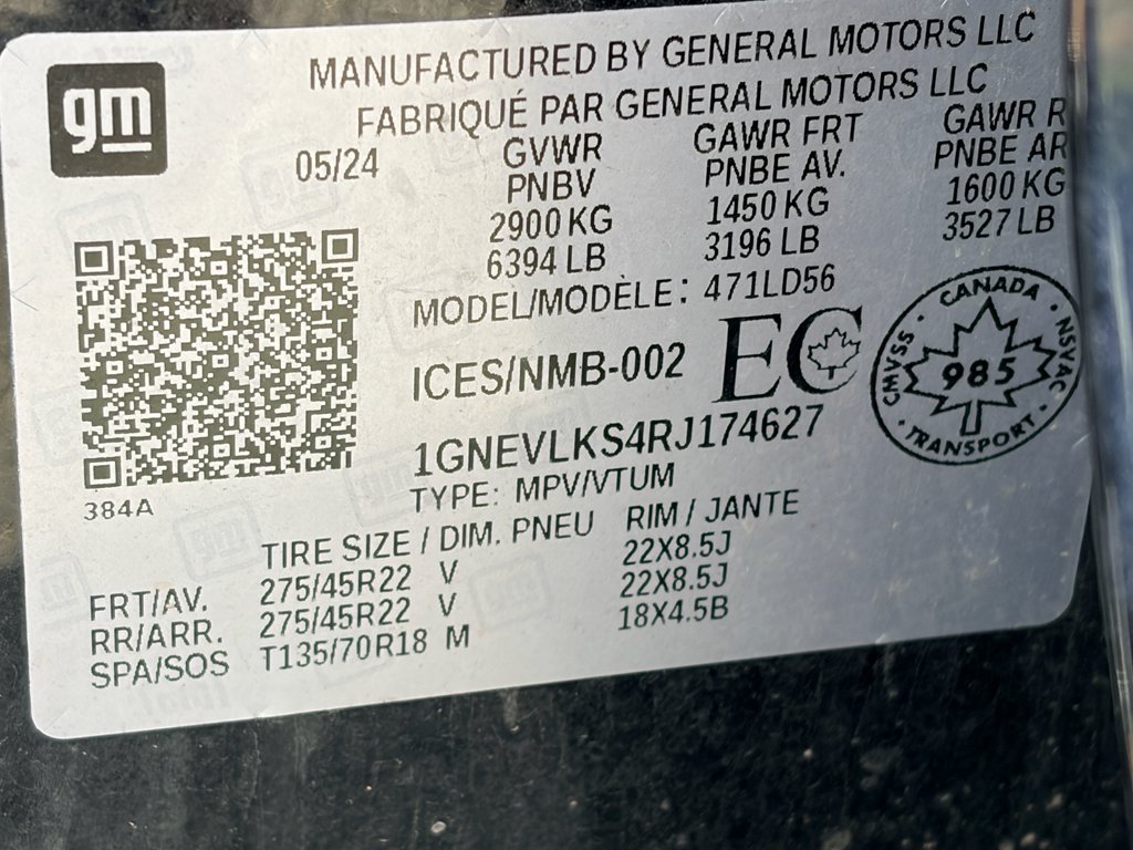 Used 2024 Mosaic Black Metallic Chevrolet RS image 19