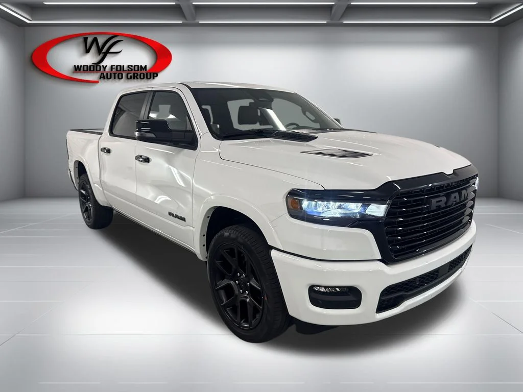 New 2026 Bright White Clear-Coat Exterior Paint RAM Laramie image 3