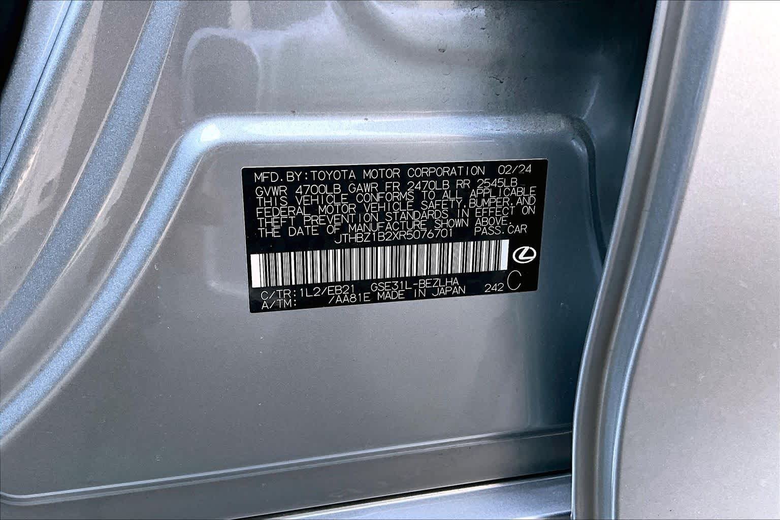 Used 2024 Iridium Lexus F SPORT Design image 67