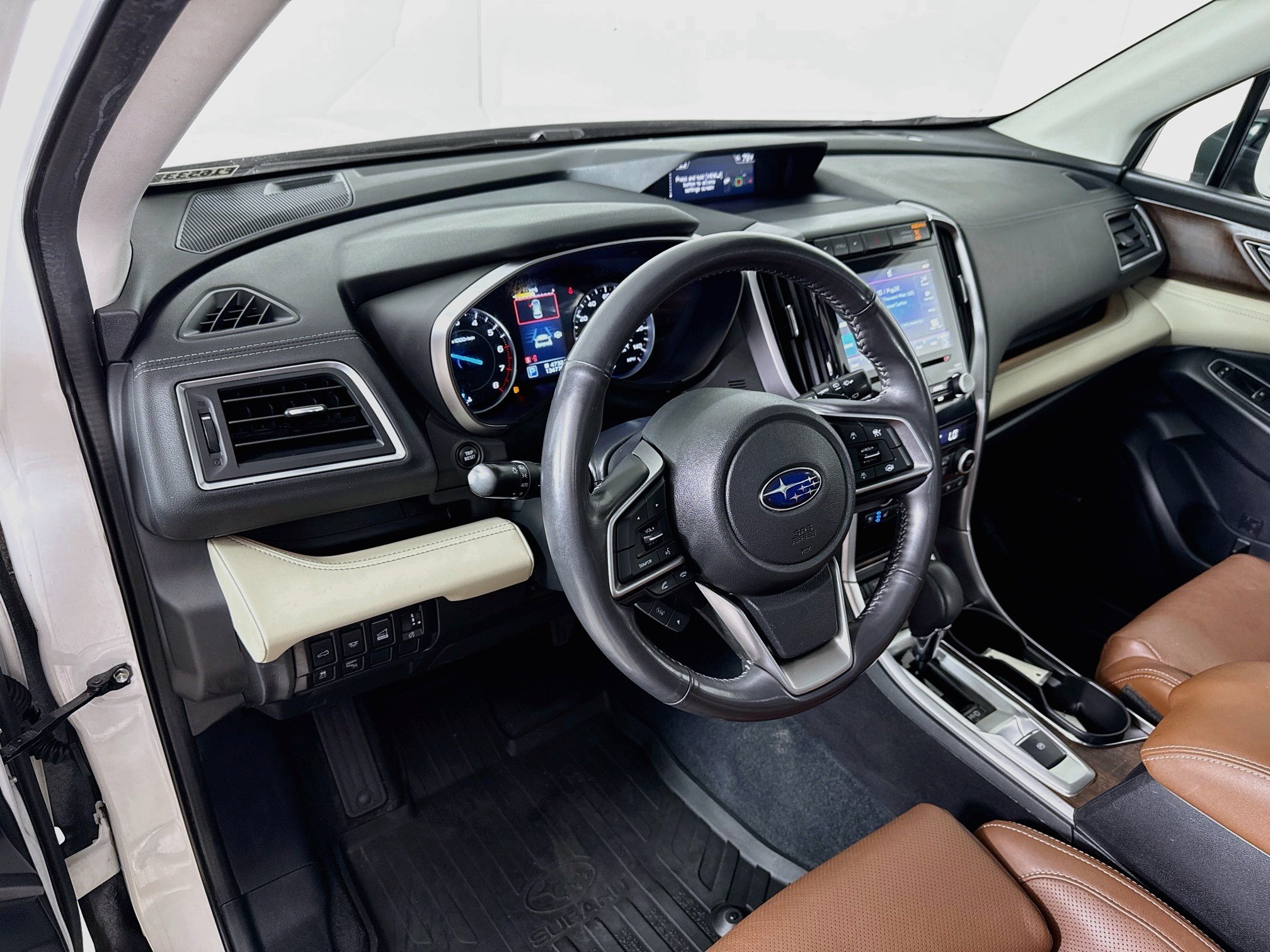 Used 2021 Crystal White Pearl Subaru Touring image 14