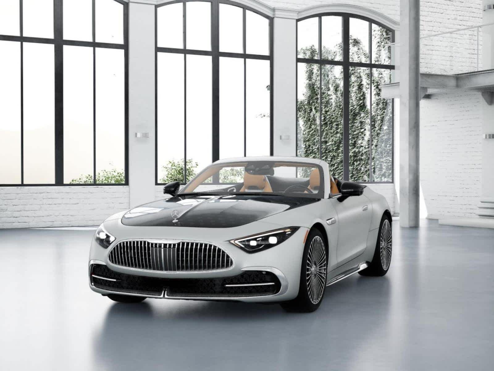 New 2027 MANUFAKTUR Moonlight White Magno Mercedes-Benz Maybach SL 680 Monogram Series image 40