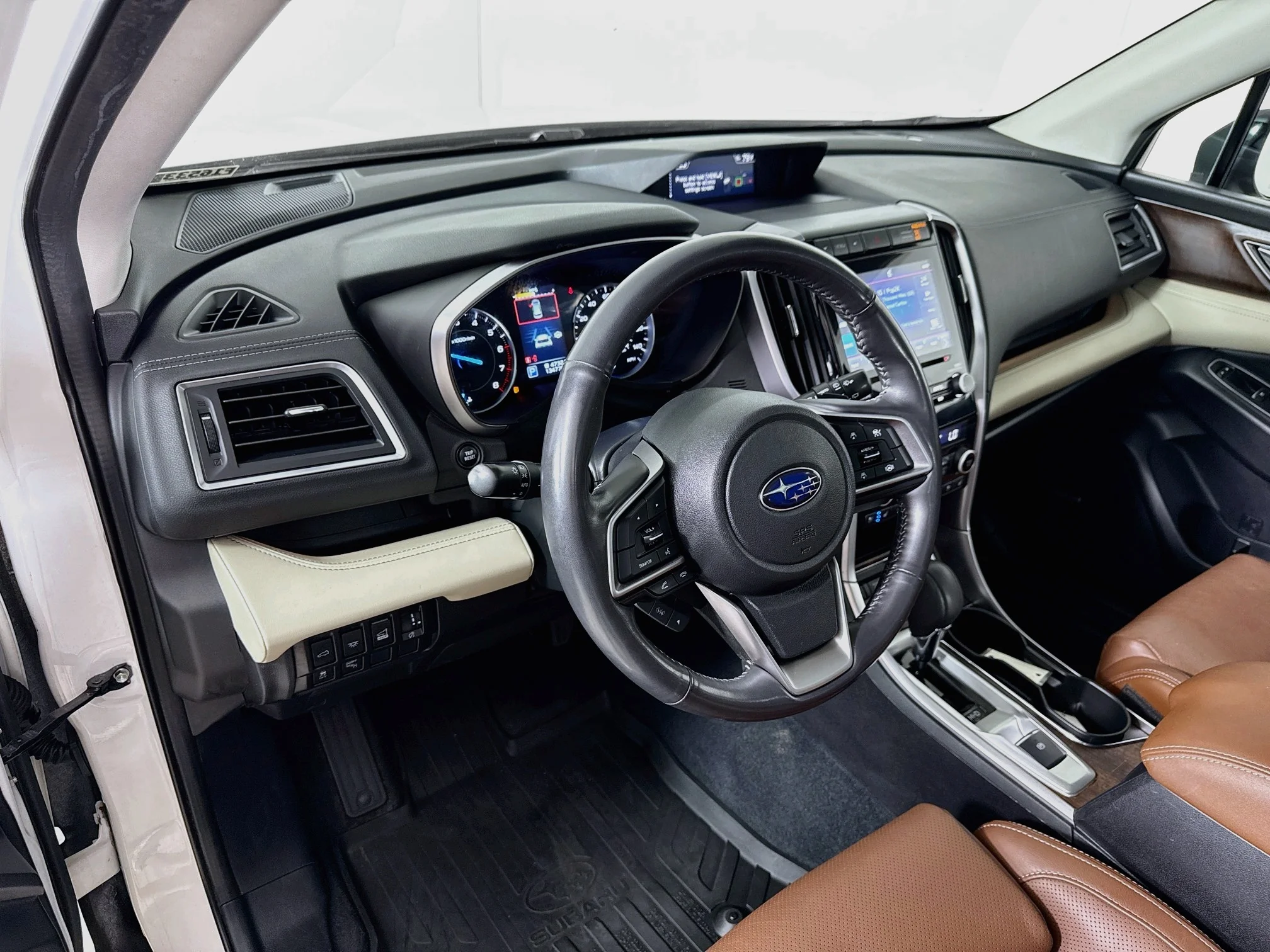 Used 2021 Crystal White Pearl Subaru Touring image 14